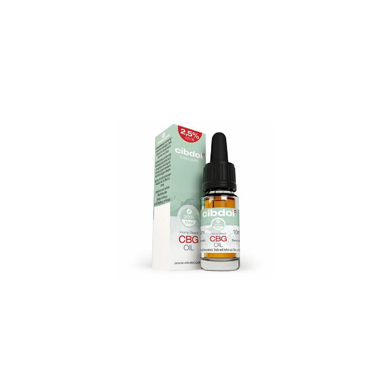 Huile CBG/CBD Cibdol 2.5%, 250 mg, 10 ml