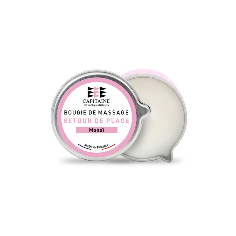 Bougie de Massage Naturelle au Monoï 35g